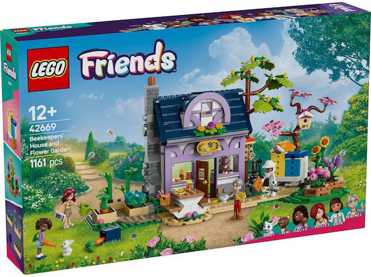 LEGO Friends Beekeepers' House and Flower Garden for Ages 12+ 1161 Pieces