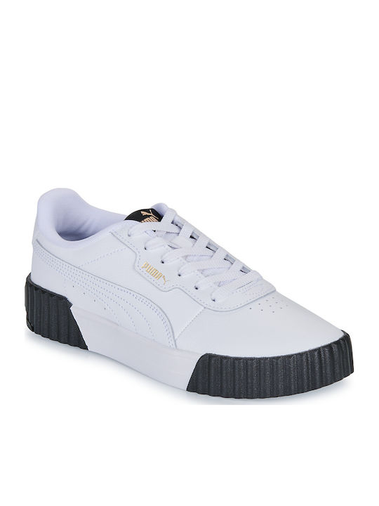 PUMA Carina 3.0 Γυναικεία Sneakers Λευκά