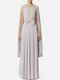 Maxi Dress for Wedding / Baptism Draped Lilac