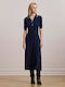 Ralph Lauren Dress Maxi Shirt Dress Dress Blue