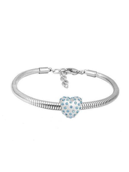 Bizou-Shop Дамска Гривна Верига от Стомана 17см