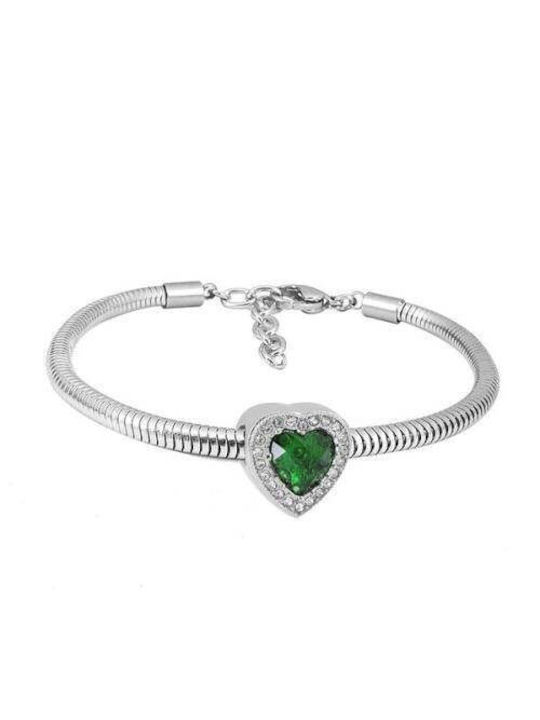 Bizou-Shop Дамска Гривна Верига от Стомана 17см