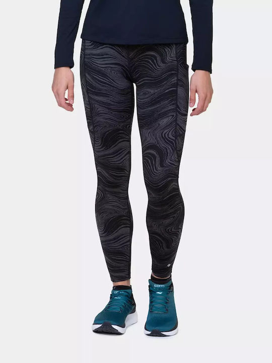 Schulung Frauen Leggings Hochgeschnitten Black/charcoal