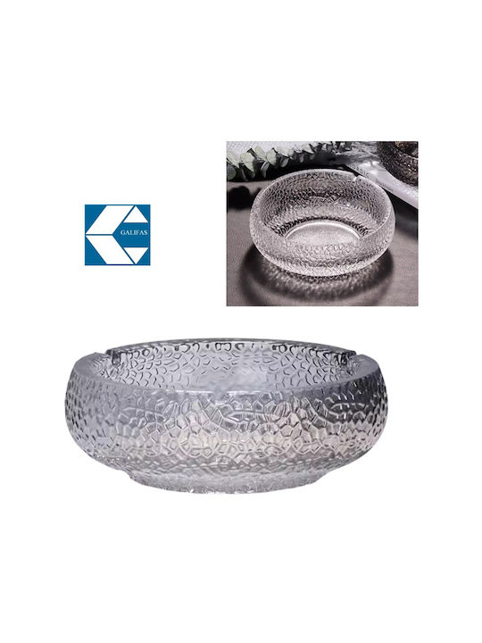Σταχτοδοχείο Γυάλινο Διάφανο 12x4.5cm Galifas 8583550 Galifas