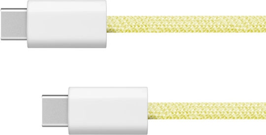 Cablu USB Type-C USB Type-C 60 W 1.5 M Galben Kruger&matz Basic
