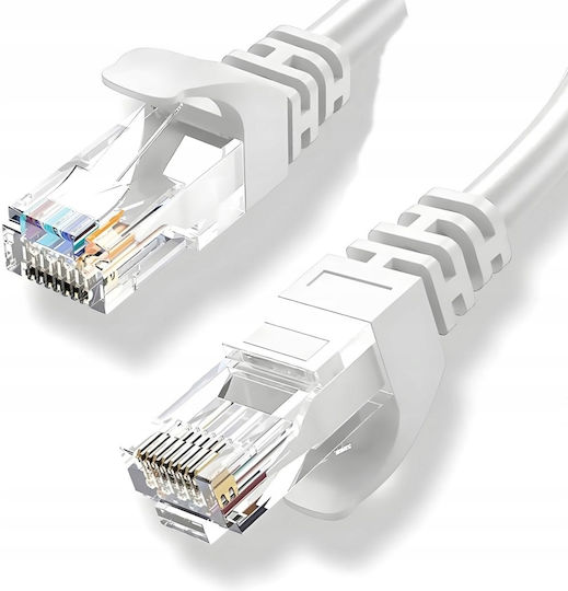 Montis U/UTP Cat.5e (Gigabit) Καλώδιο Δικτύου Ethernet 15m Λευκό