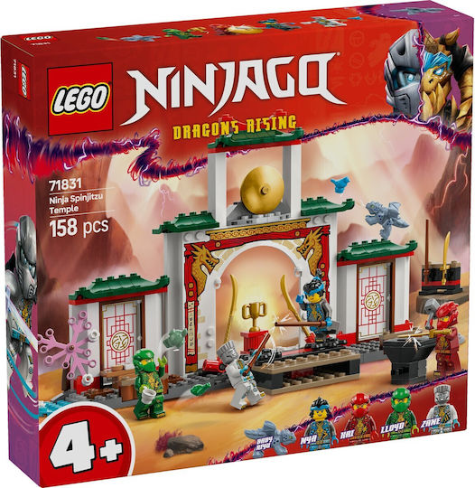LEGO Templul Ninja Spinjitzu Ninjago pentru 4+ Ani 158 Piese