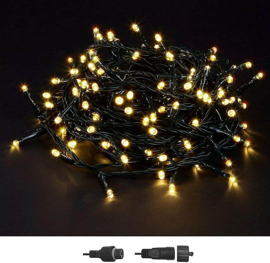 Λαμπάκια LED 5μ. Θερμό Λευκό σε Σειρά (χωρίς Μετασχηματιστή)