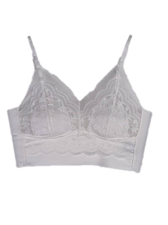 Songleng Athletic Athletic Bra with Light Padding White