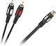 1 Rca Socket Cable 2 Rca Plugs 25cm