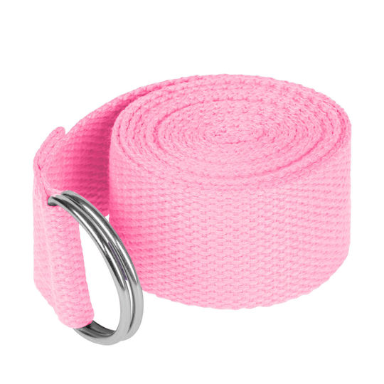 Yoga Strap Exercise Band Pink Rebel Active