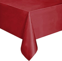 Partytischdecke Kunststoff Einfarbig 137x183cm Homie 17-39 Rot