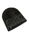 Beanie Feminin Căciulă Tricotat în culoarea Negru