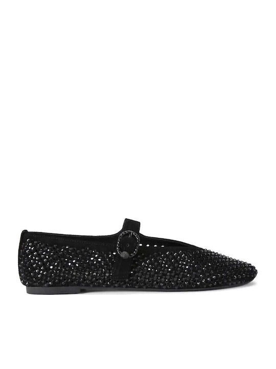 Kurt Geiger Γυναικείες Μπαλαρίνες σε Μαύρο Χρώμα