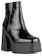 Women's Ankle Boots made of Patent Leather Black