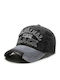 Luciano Faketti Vintage Style Washed Baseball Cap Men & Women "Black" Lightweight Polyester Sun Hat Stitched Brim Available Gray