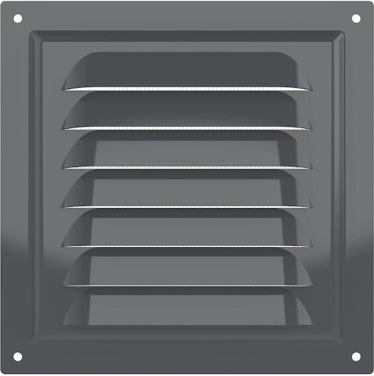 Mmotors Persidă de Ventilație 15x15cm Pătrată cu Plasă de Ventilație