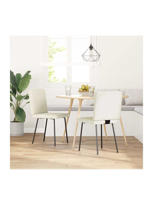 Stühle Speisesaal Cream 2Stück 45x54x83cm