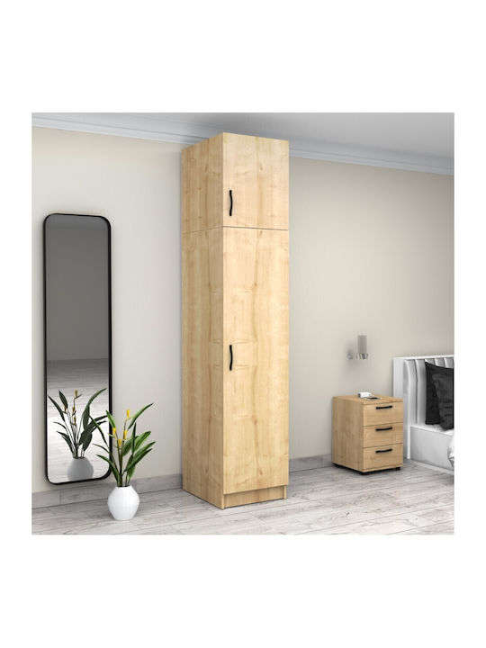 Einzeltür Kleiderschrank Victoria mit Aufsatz N...
