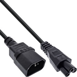 InLine IEC C14 / IEC C5 - IEC C14 / IEC C5 Cable 1m Black (16551)