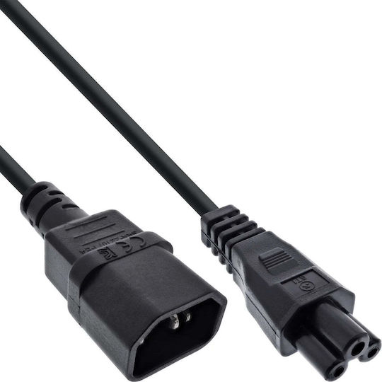 InLine IEC C14 / IEC C5 - IEC C14 / IEC C5 Cablu 1m Negru (16551)