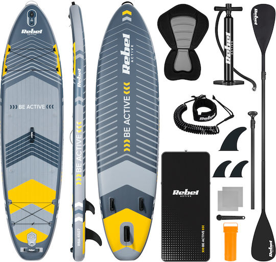 RBA-4507 Inflatable SUP Board with Length 3.35m Gray