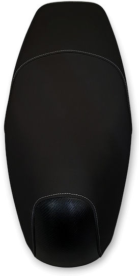 Sh 150 '09-'12 Honda Αντιολισθητικό-carbon Look Κάλυμμα Σέλας Ασημί Ραφές