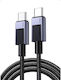 Ugreen USB 2.0 Cable USB-C male - USB-C 240W Γκρι 2m 45068
