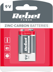 Rebel 6f22 Zinc-carbon Battery Blister