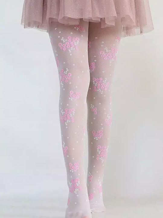 Παιδικό Καλσόν Λευκό Floral