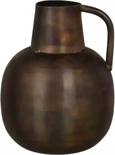 Ixia Regal Διακοσμητικό Βάζο Μεταλλικό Χρυσό 15xΥ20cm