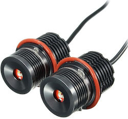 20w Led Γνήσια Angel Eyes Bmw E39 E60 E53 X5 E65 E87 E63 Λευκό 2τμχ 20w Led Γνήσια Angel Eyes Bmw E39 E60 E53 X5 E65 E87 E63 Λευκό 2τμχ