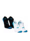 Hilly Active Socklet Min Weiß Schwarz Pfau 2-Paar Weiß Hilly