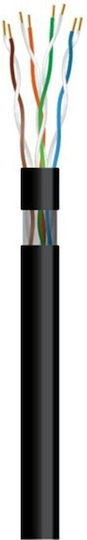 Eurolamp U/UTP Cat.5e Netzwerkkabel Ethernet 1000m Schwarzes