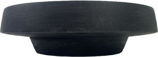 Nakaro Wood Салатна купа Дърво Черен 22.5x22.5см 1бр