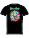 Adult Black T-Shirt by Pegasus with Rick & Morty Print