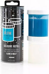 Penis Cloning Refill Kit Clone A Willy Refill Glow In Dark Blue Silicone