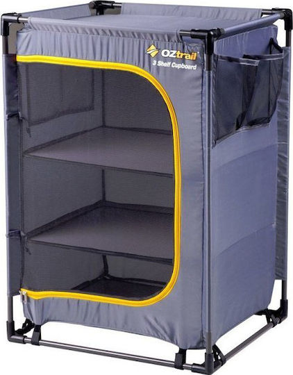 OZtrail Ντουλάπα για Camping Πτυσσόμενη 47x80x80cm Γκρι