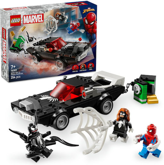LEGO Lego Spider-Man Spider-Man gegen Venom Muskelauto Für 7+ Jahre 254 Stück