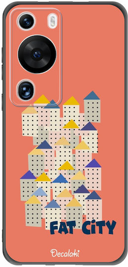 Fat City Pastel Back Cover Σιλικόνης Πολύχρωμο (Huawei P60 Pro)