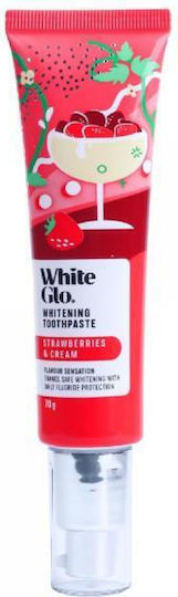 White Glo Strawberries & Cream Οδοντόκρεμα για Λεύκανση 70gr