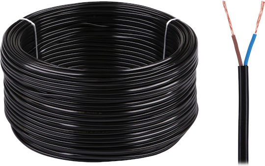 Omyp 2x0.5 Power Cable 300/300V Black