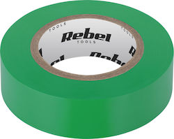 Rebel Adhesive Insulation Tape 0.13 Mm X 19 Mm X 10 Yd Green