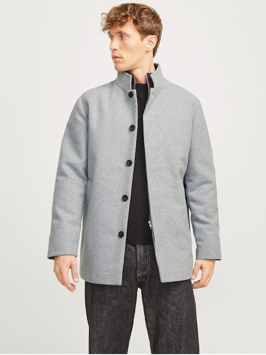 Jack & Jones Ανδρικό Ημίπαλτο Light Grey Melange