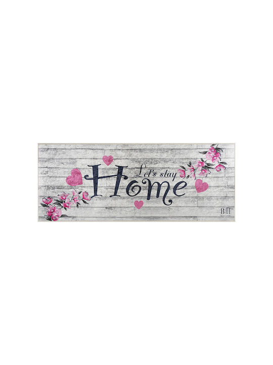 Beauty Home Χαλάκι Κουζίνας Διάδρομος Γκρι 60x160εκ.