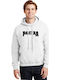 Hoodie Pantera Band Logo Art Rock Avenue White