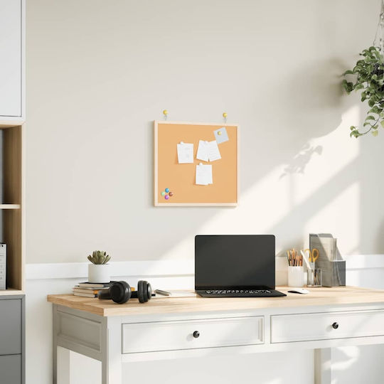 vidaXL Cork Notice Board 40x40cm