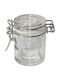 Viosarp Vase General Use with Airtight Lid Glass Transparent 50ml
