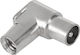 Ъглов ТВ антенен щепсел WKW 506 кабелен диаметър 6.6-6.9mm Telmor
