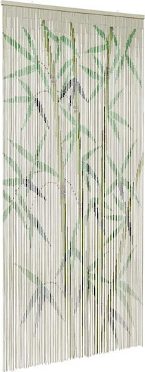 vidaXL Perdea ușă din Bambus Verde 100x200cm 4017442